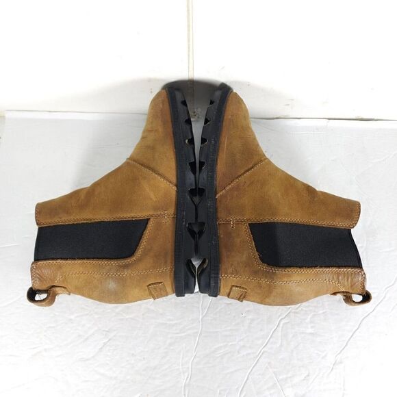 Sorel Women's Joan of Arctic II US7,5 Tan Leather Waterproof Wedge Chelsea Boot - Picture 11 of 13